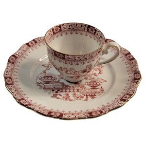 Vintage Seltman Weiden E Bavaria West Germany Pie Plate And Cup